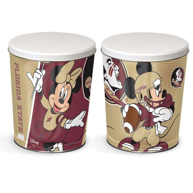 Lata de regalo cónica de 3 galones de los Florida State Seminoles/Disney DISNEY