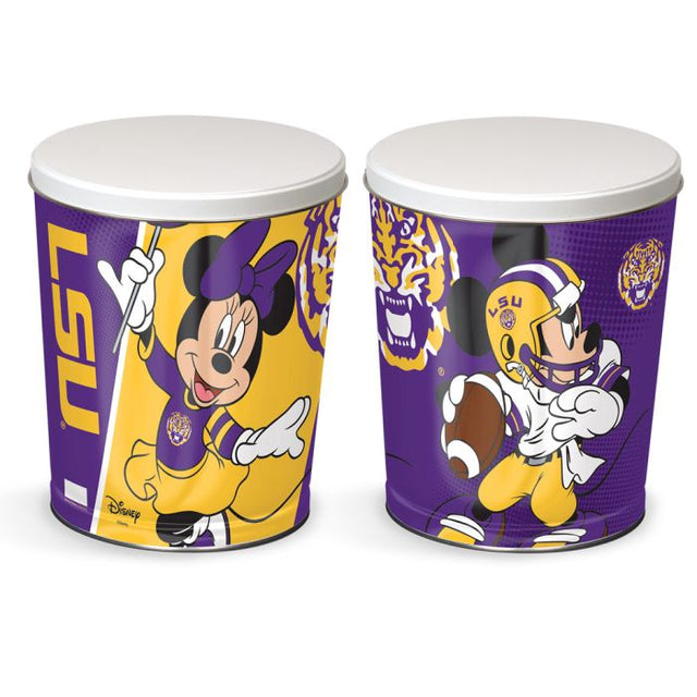 LSU Tigers / Disney DISNEY Gift Tin tapered 3 gallon