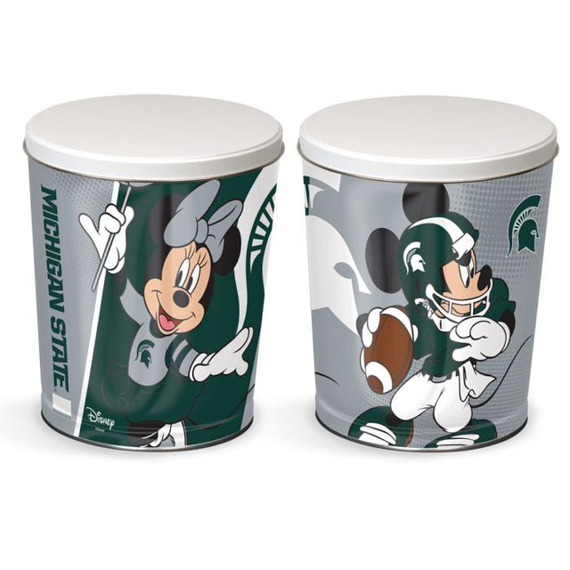 Michigan State Spartans / Disney DISNEY Gift Tin tapered 3 gallon