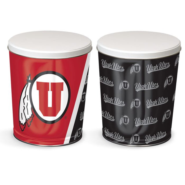 Utah Utes Gift Tin tapered 3 gallon