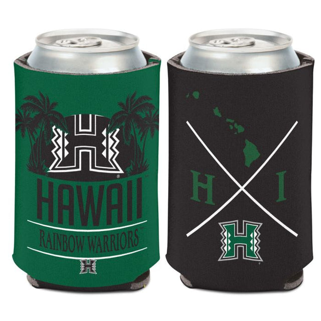 Enfriador de latas Hawaii Warriors de 12 oz.