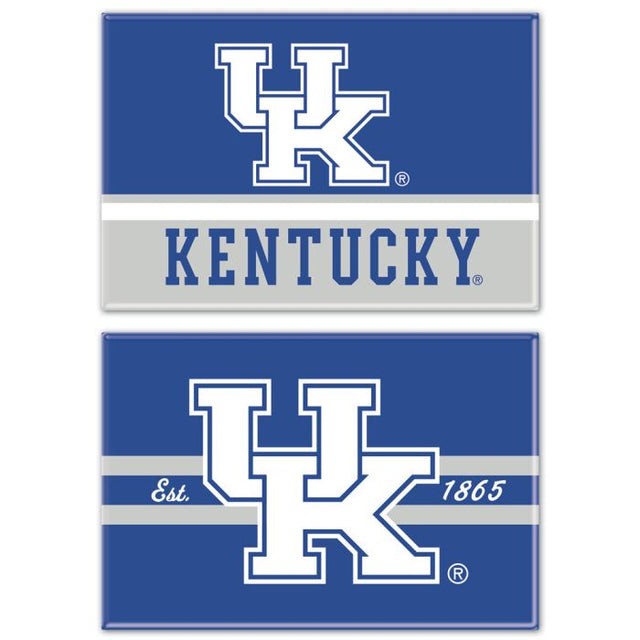 Kentucky Wildcats Rectangle Magnet, 2pack 2" x 3"