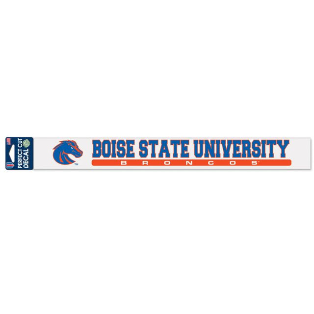 Calcomanías de corte perfecto de los Boise State Broncos de 2" x 17"