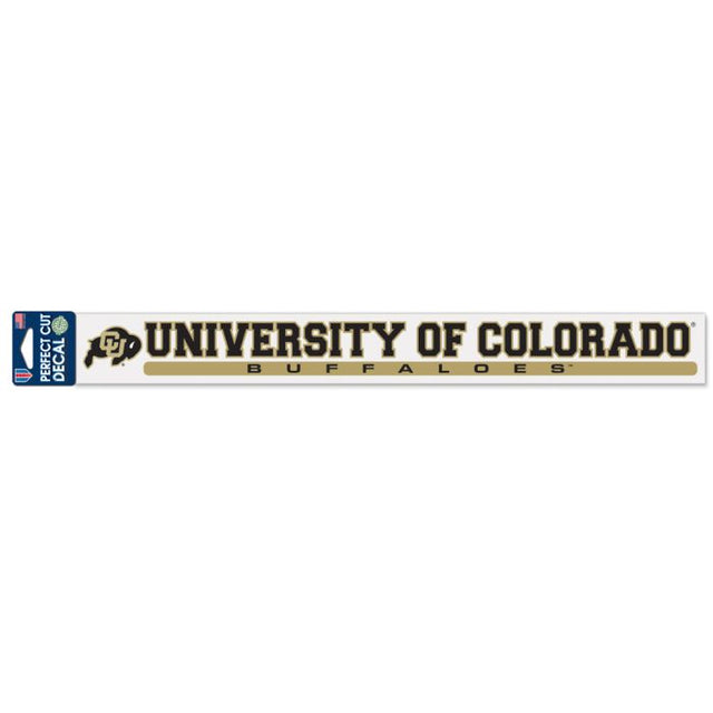 Colorado Buffaloes Perfect Cut Decals 2" x 17"