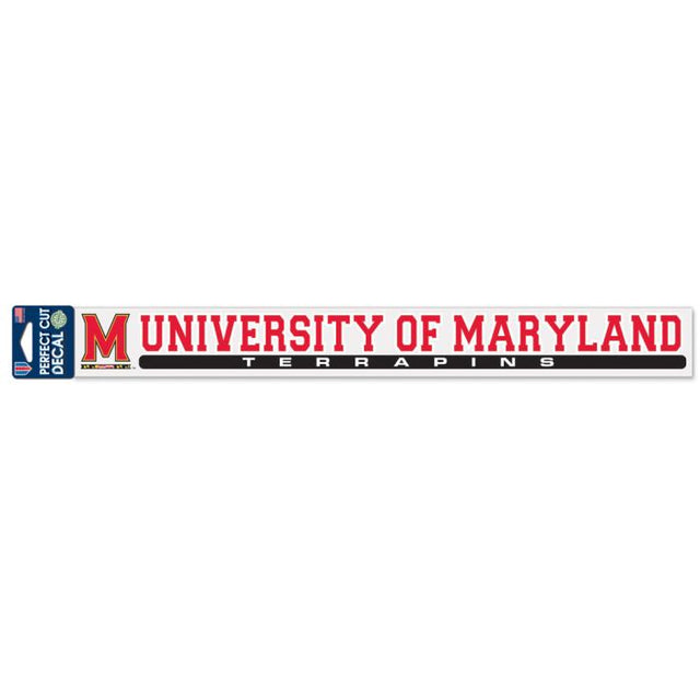 Maryland Terrapins Perfect Cut Decals 2" x 17"