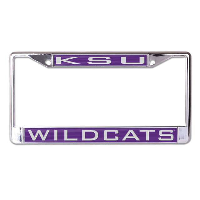 Kansas State Wildcats License Plate Frame - Inlaid