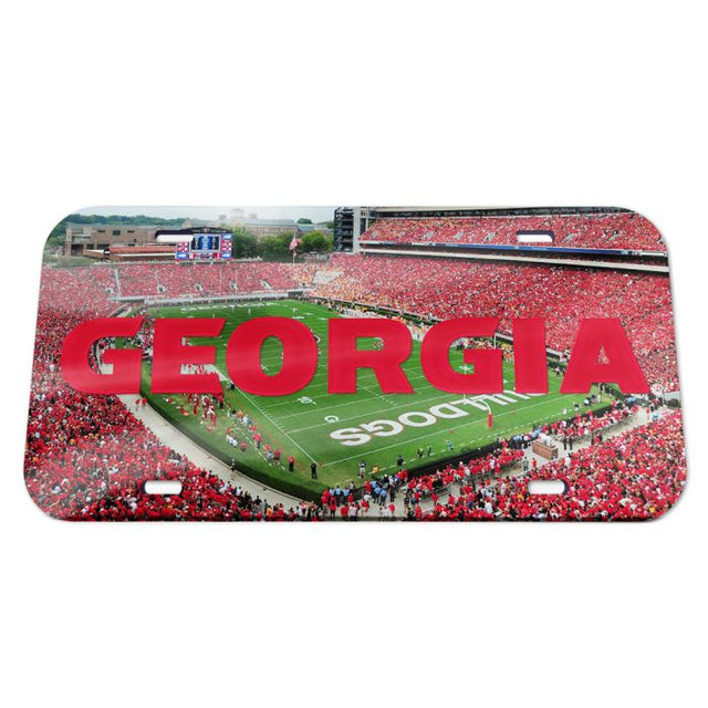 Georgia Bulldogs Specialty Acrylic License Plate