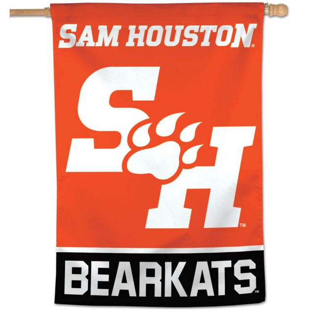 Bandera vertical de los Bearkats del estado de Sam Houston de 28" x 40"