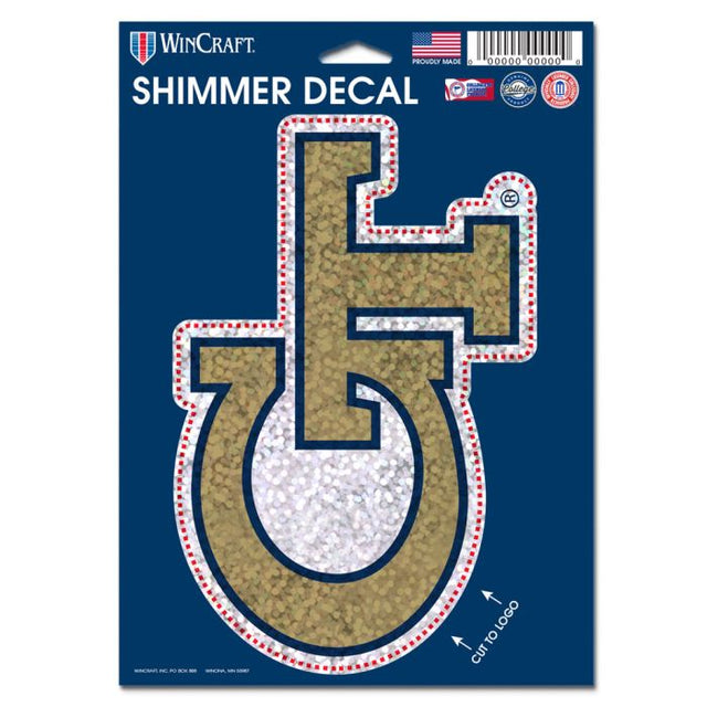 Georgia Tech Yellow Jackets Shimmer Decals 5" x 7"