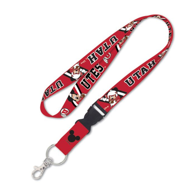 Utah Utes / Disney DISNEY Lanyard w/detachable buckle 1"