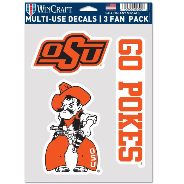 Paquete multiusos para 3 fanáticos de los Oklahoma State Cowboys