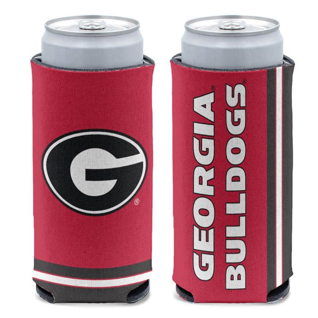 Enfriador de latas delgado de 12 oz de Georgia Bulldogs