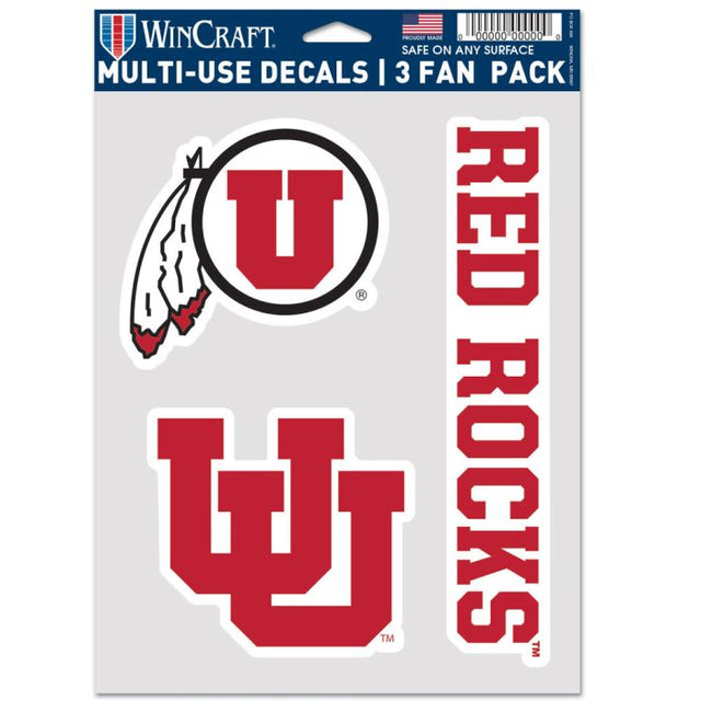 Utah Utes Multi Use 3 Fan Pack