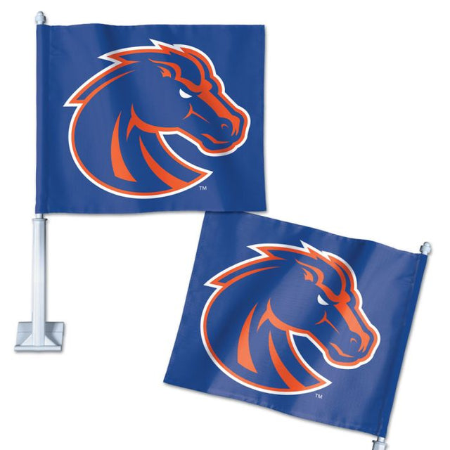 Bandera para auto de los Boise State Broncos, 11,75" x 14"