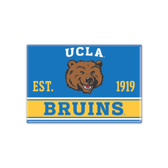 Imán de metal de los Bruins de la UCLA de 2,5" x 3,5"