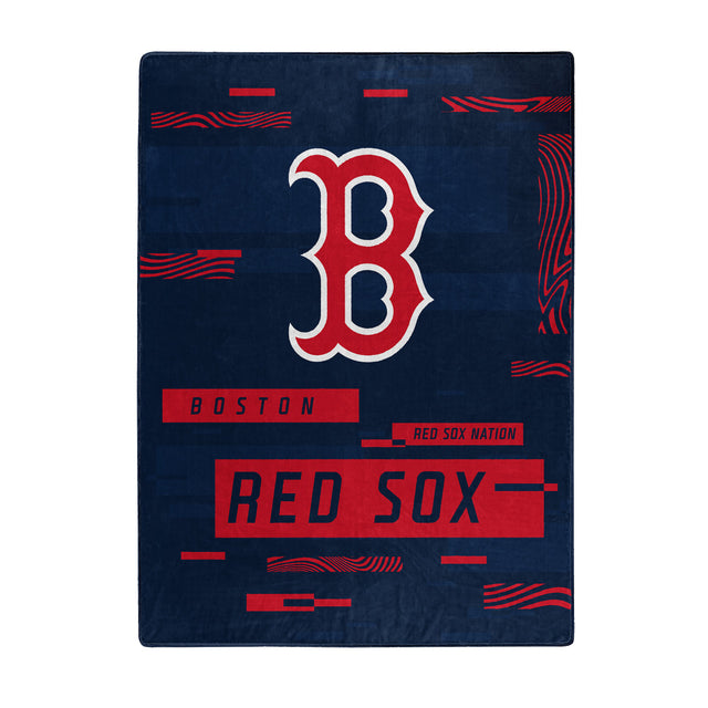 Manta de los Boston Red Sox de 60 x 80 pulgadas con diseño digitalizado de Raschel