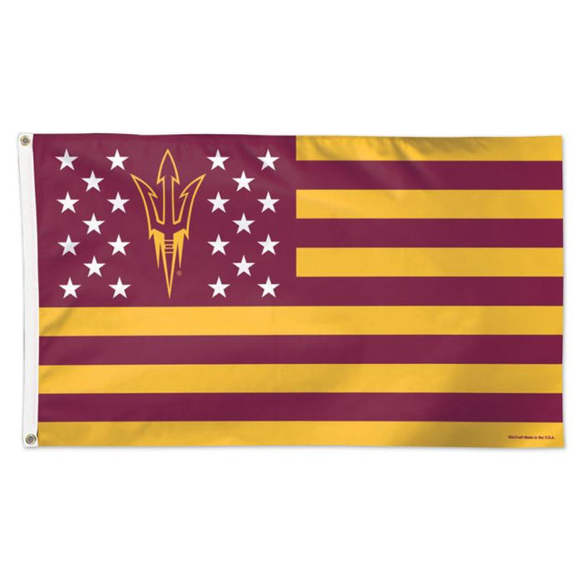 Arizona State Sun Devils / Stars and Stripes Flag - Deluxe 3' X 5'