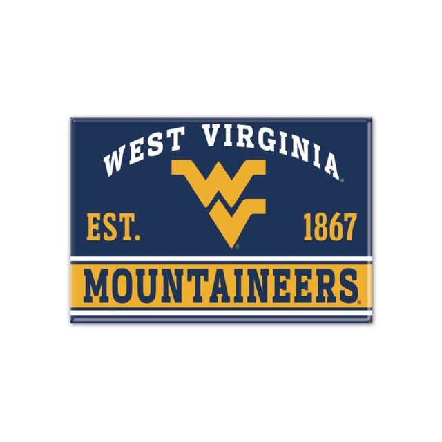 West Virginia Mountaineers Metal Magnet 2.5" x 3.5"