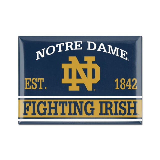 Notre Dame Fighting Irish Metal Magnet 2.5" x 3.5"