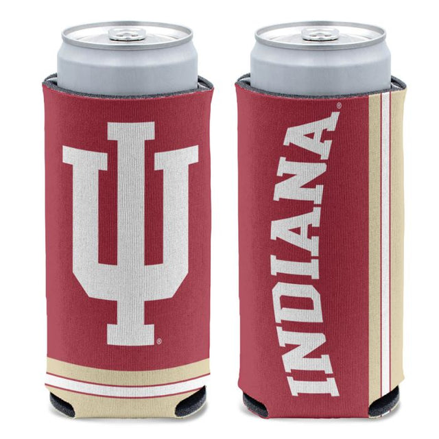 Enfriador de latas delgado de 12 oz de Indiana Hoosiers