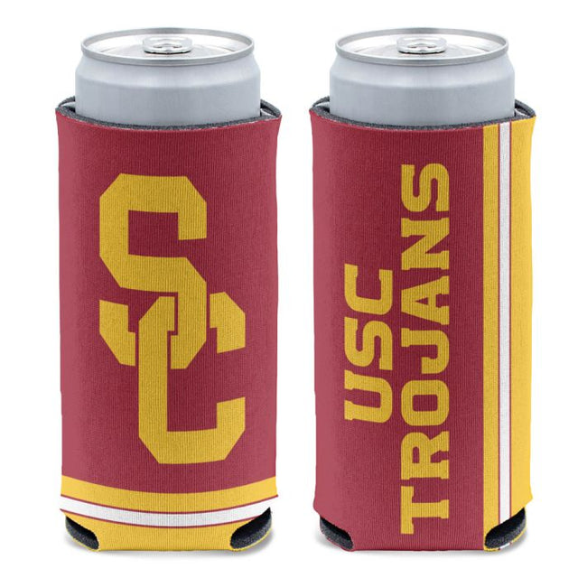 Enfriador de latas delgado de 12 oz de USC Trojans