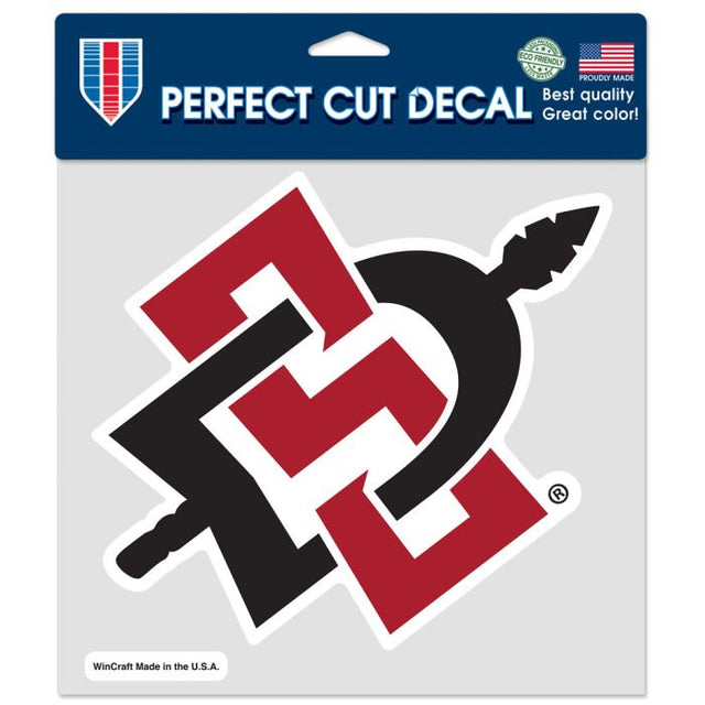 San Diego State Aztecs Perfect Cut Color Decal 8" x 8"