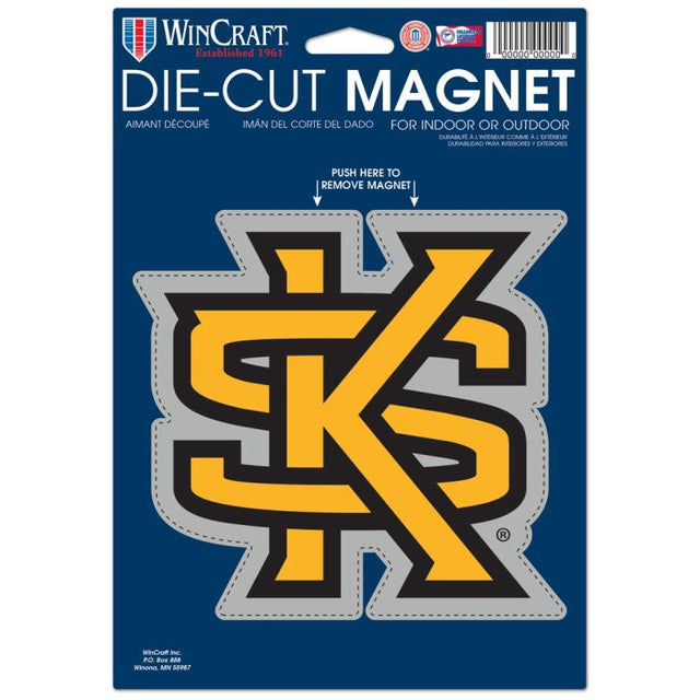 Kennesaw State Owls Die Cut Logo Magnet 6.25" x 9"