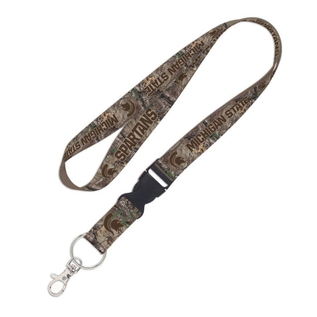 Michigan State Spartans / Camo Lanyard w/detachable buckle 1"