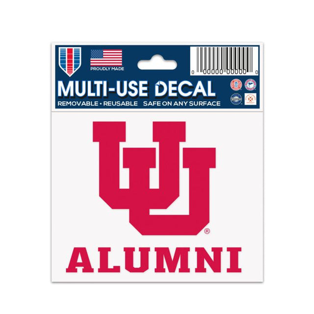 Utah Utes ALUMNI Multi-Use Decal 3" x 4"