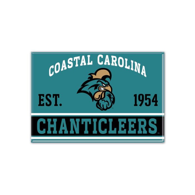 Coastal Carolina Chanticleers Metal Magnet 2.5" x 3.5"