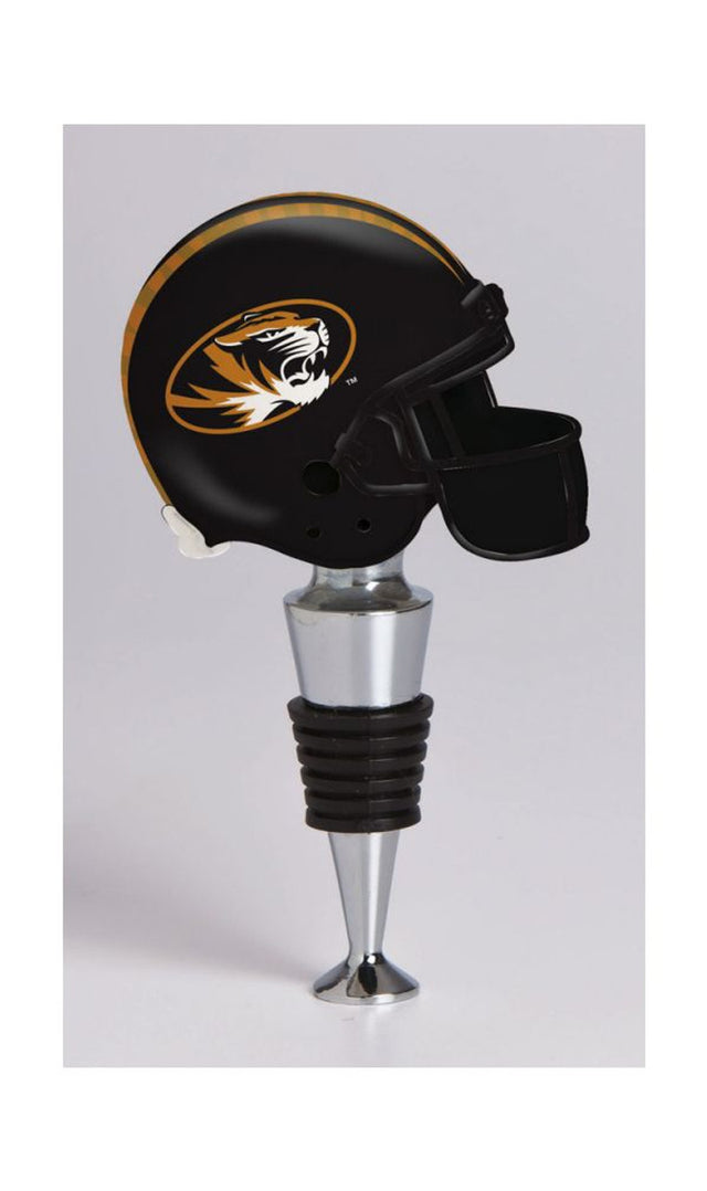 Tapón para botella de vino de los Missouri Tigers, casco de fútbol americano CO