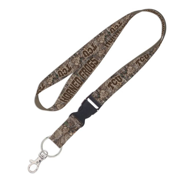 TCU Horned Frogs / Camo Lanyard w/detachable buckle 1"