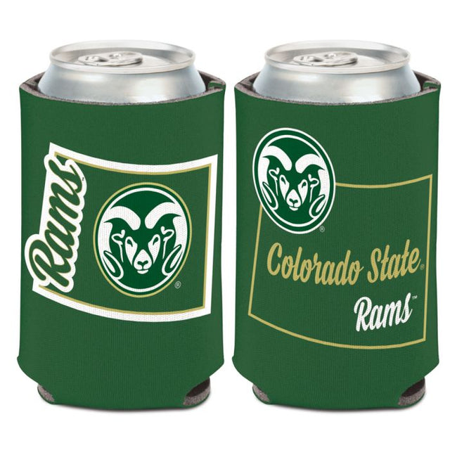 Enfriador de lata con forma de estado de Colorado State Rams, 12 oz.