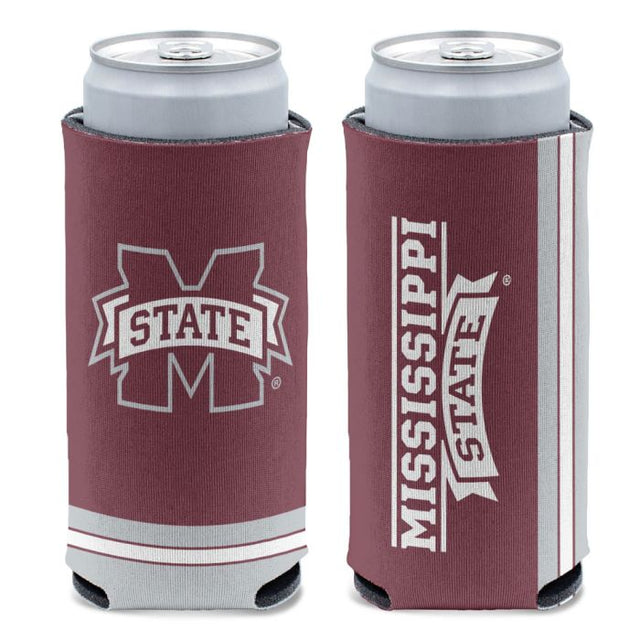 Mississippi State Bulldogs 12 oz Slim Can Cooler