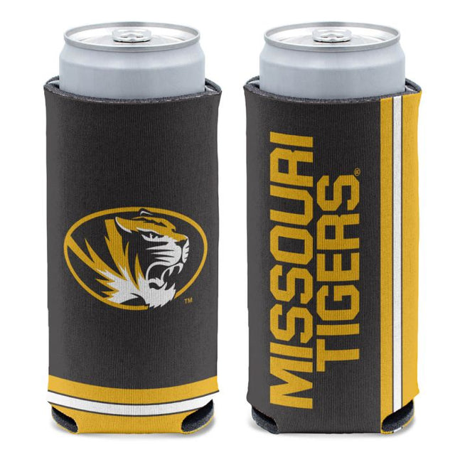 Enfriador de latas delgado de 12 oz de Missouri Tigers