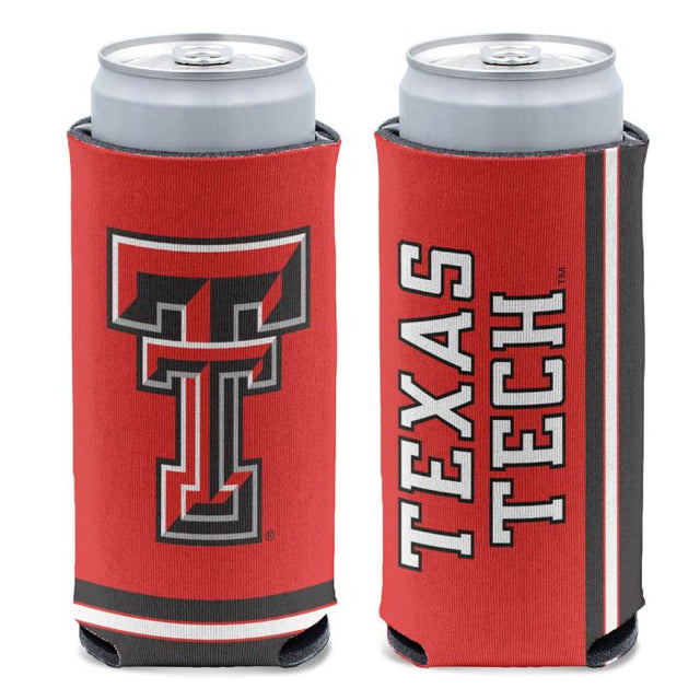 Enfriador de latas delgado de 12 oz de los Texas Tech Red Raiders