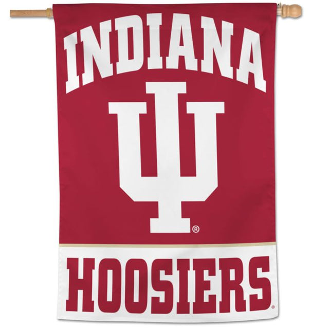 Bandera vertical de los Indiana Hoosiers de 28" x 40"