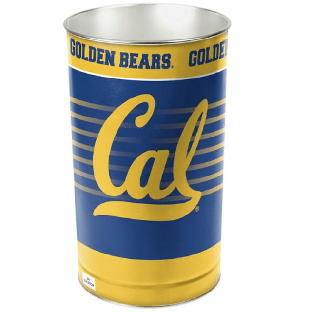 Papelera California Golden Bears - cónica de 15" de alto