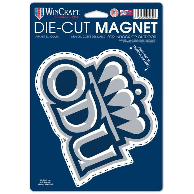 Old Dominion Monarchs Die Cut Logo Magnet 6.25" x 9"