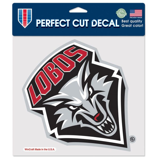 New Mexico Lobos Perfect Cut Color Decal 8" x 8"