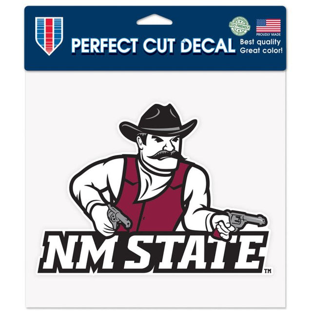 New Mexico State Aggies Perfect Cut Color Decal 8" x 8"