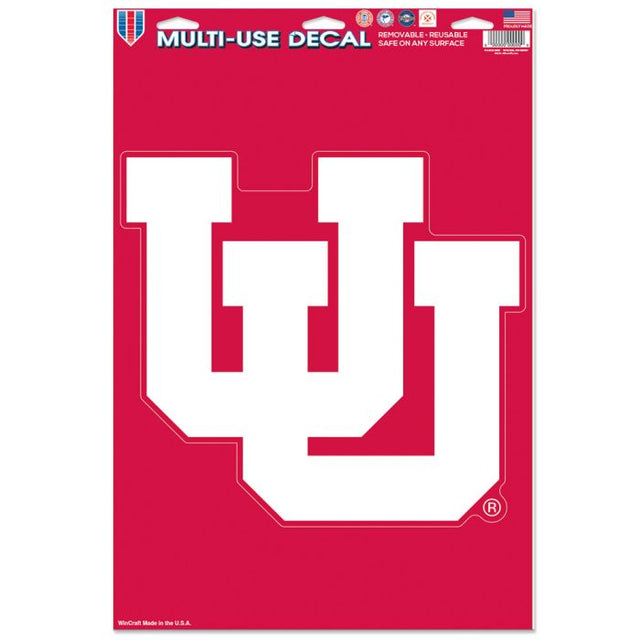 Utah Utes Multi-Use Decal 11" x 17"