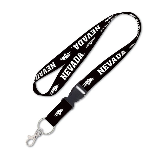 Nevada Wolf Pack BLACKOUT Lanyard w/detachable buckle 1"