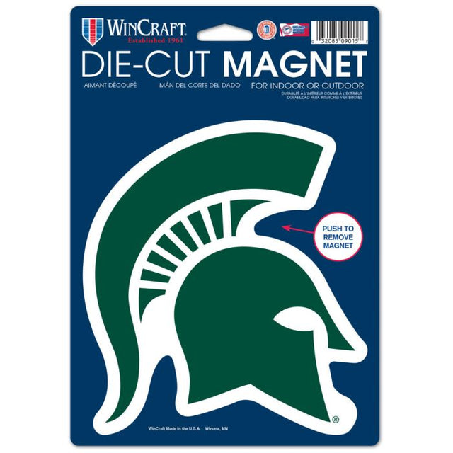 Michigan State Spartans Die Cut Logo Magnet 6.25" x 9"