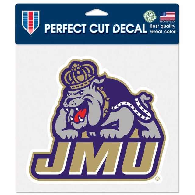 James Madison Dukes Perfect Cut Color Decal 8" x 8"