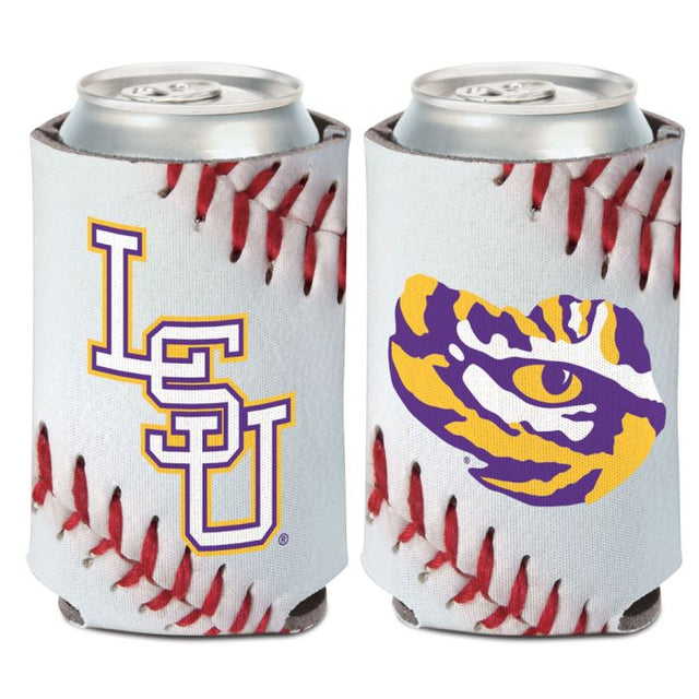 Enfriador de lata de BÉISBOL LSU Tigers de 12 oz.