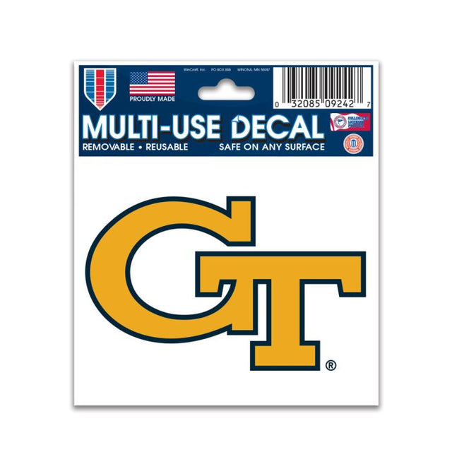 Georgia Tech Yellow Jackets Multi-Use Decal 3" x 4"