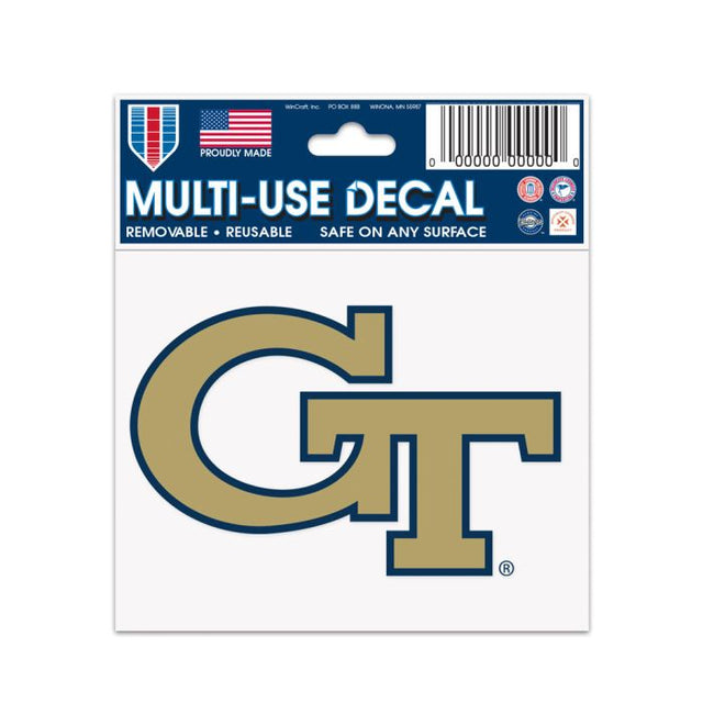 Georgia Tech Yellow Jackets Multi-Use Decal 3" x 4"