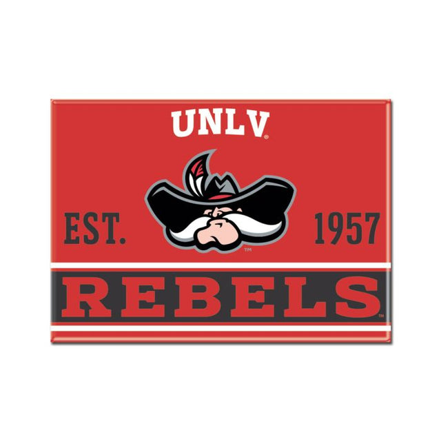 UNLV Rebels 金属磁铁 2.5 英寸 x 3.5 英寸