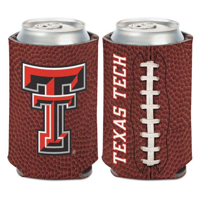 Enfriador de lata de FÚTBOL Texas Tech Red Raiders de 12 oz.